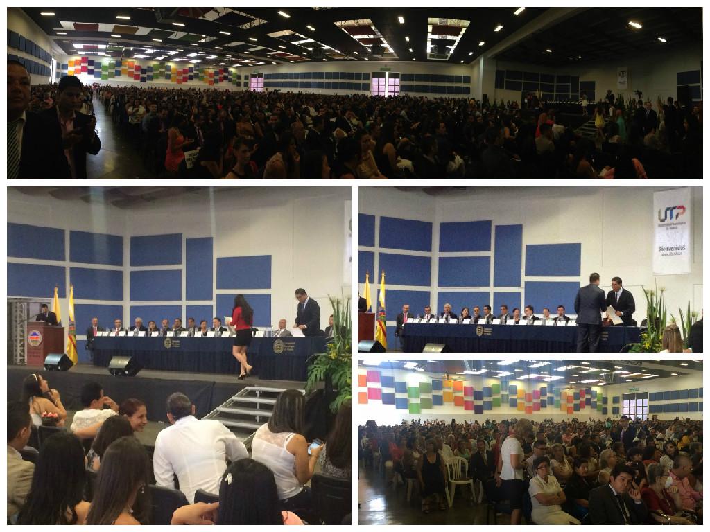 UTPereira's tweet photo. En este momento, ceremonia de #GradosUTP en Expofuturo http://t.co/Vwa2XIomOH