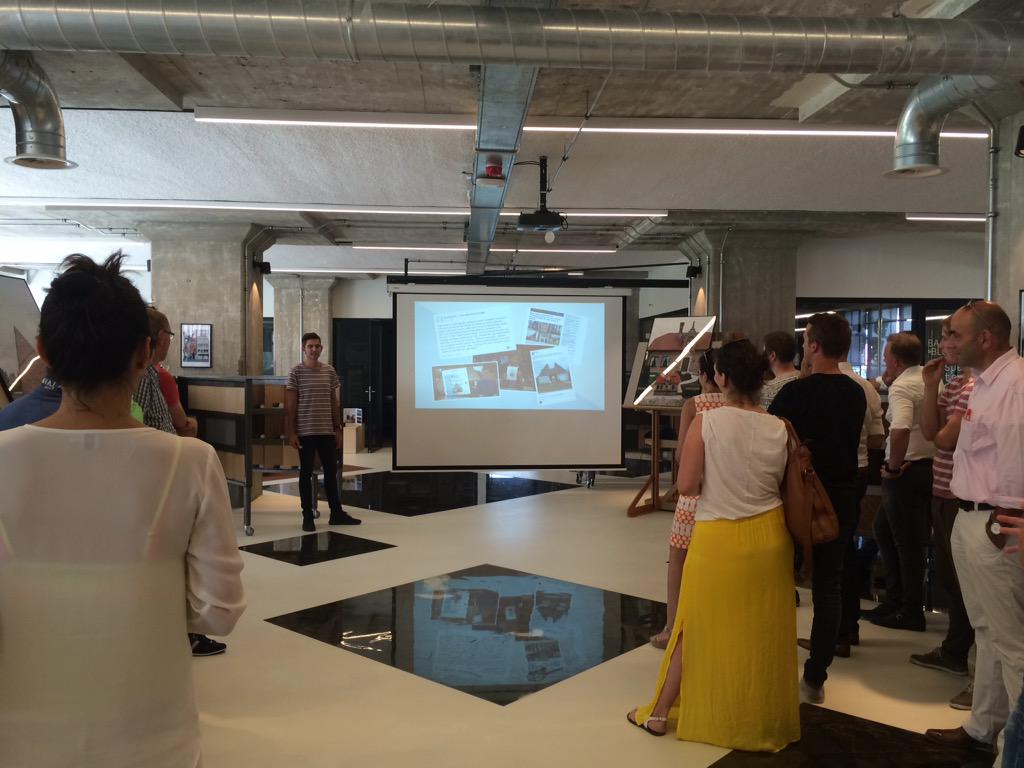 EKInterface's tweet image. Leuke presentatie Ugly Belgian houses in Broeinest in Eindhoven. Het moment op de zomer te vieren.