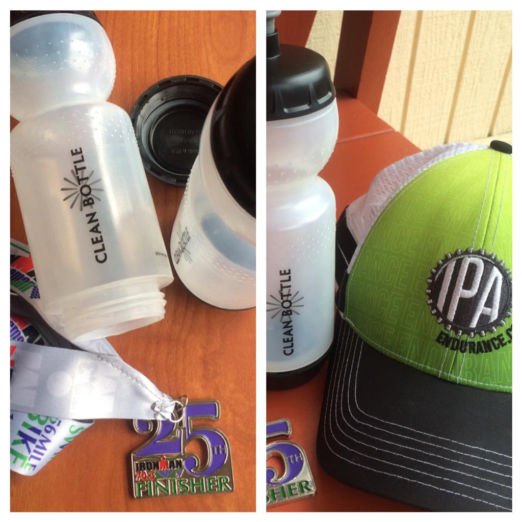 What your bottle looks like after 70.3 if you use <a href="/cleanbottle_za/">Clean Bottle ZA</a> Yup #clean #doesntsmell #vineman70.3