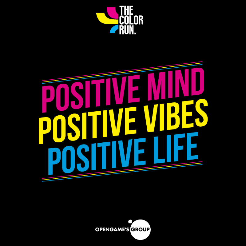 TheColorRunCol's tweet photo. Un pensamiento positivo puede cambiar todo tu día, atrévete a tener una #ActitudColorRunner #BEPOSITIVE http://t.co/mzShf7lpZB