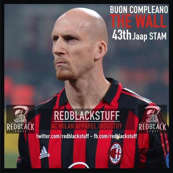 Jaap Stam was born 43 years ago: Happy birthday Jaap! Buon compleanno! 