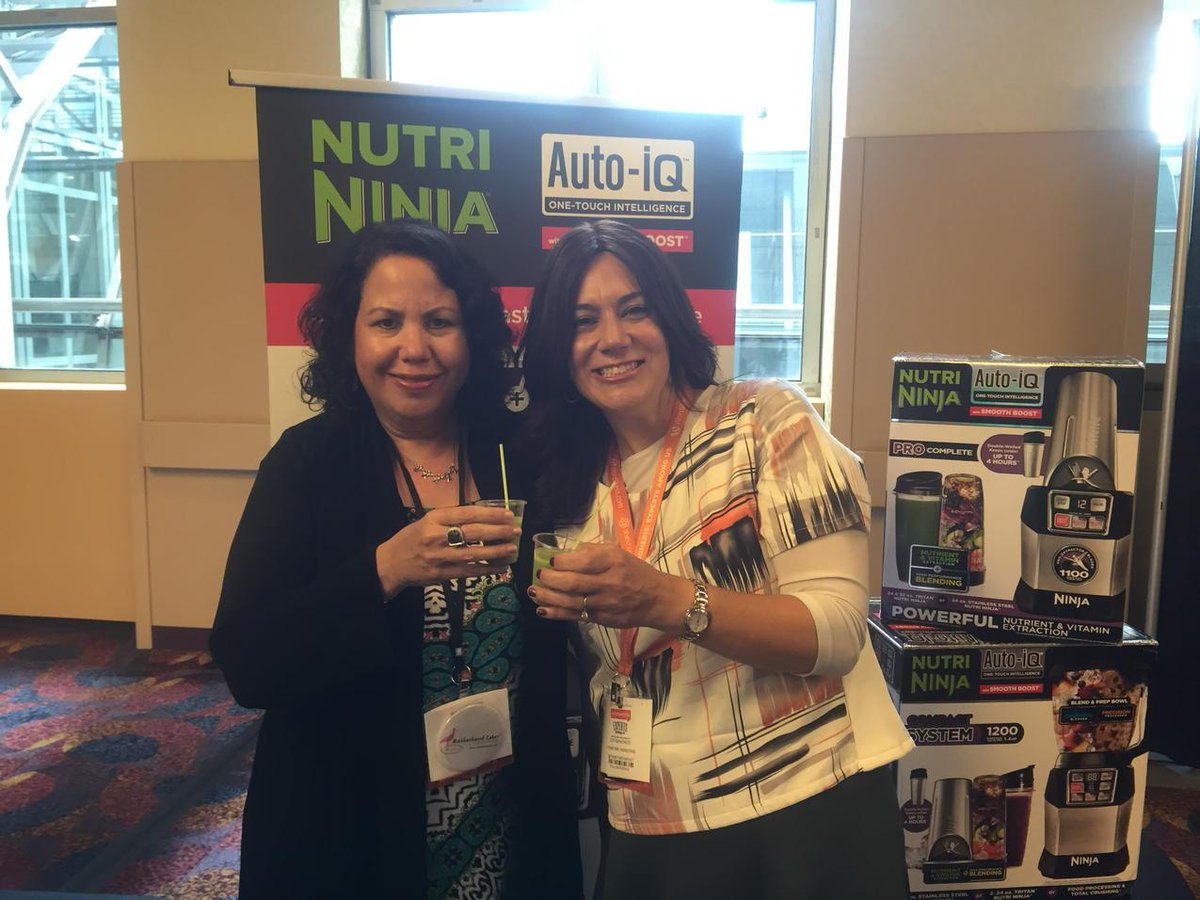 rgnewman's tweet photo. #NinjaComplete @NutriNinja   Cool smoothies!  Wanna win.  #BlogHer  @BlogHerMoms http://t.co/G7BJgVqec0