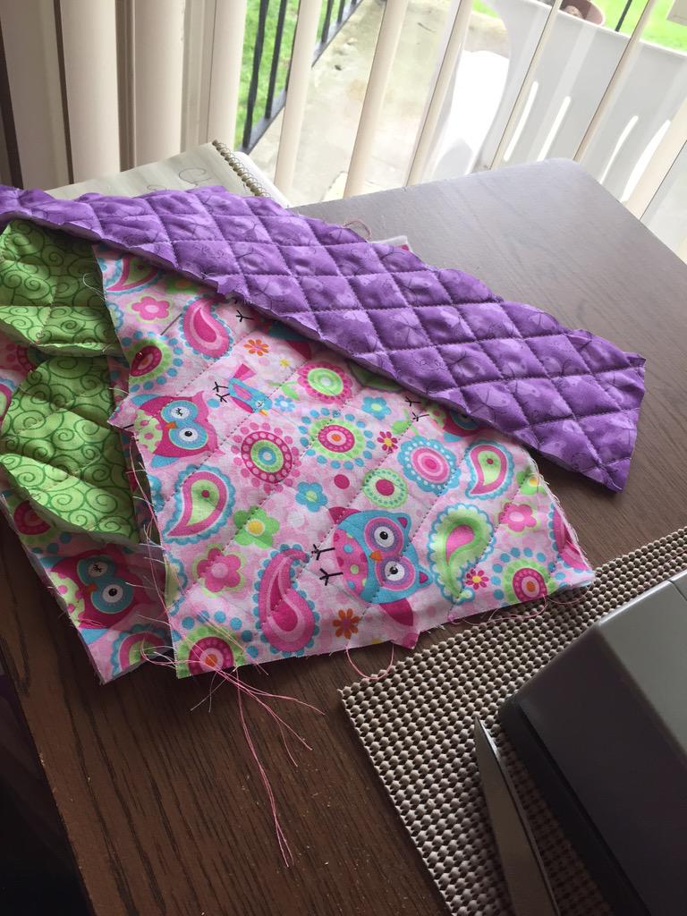 DreamAchieve06's tweet photo. Working on several #dancebag this morning #ballet #owl #dreamgivers #butterflyfields http://t.co/xUPCmRqKBY