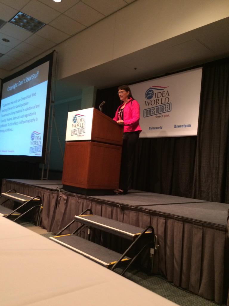 jamiekingfit's tweet image. Your blog is not sheet music - @TrainWithBain @ideafit @FitApproach #sweatpink #blogfest #bloggereducation