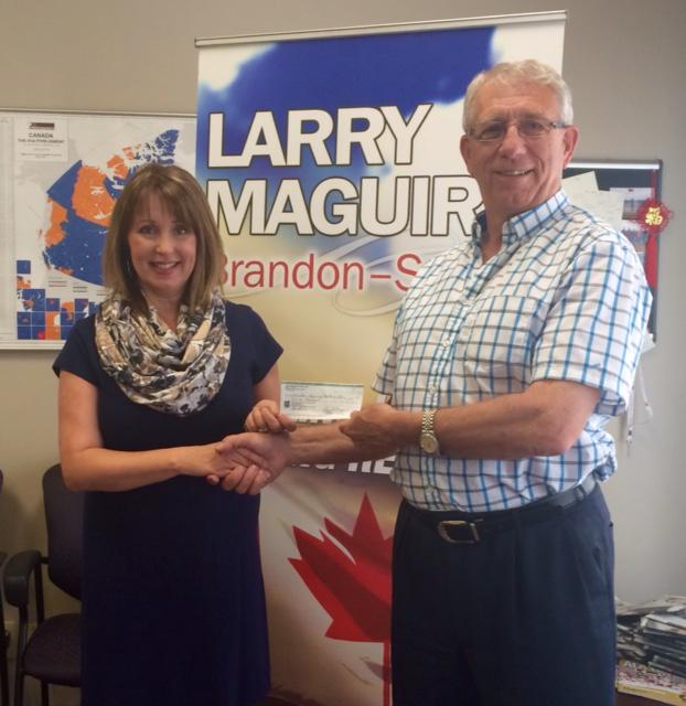 BRHCF2give's tweet photo. $5,000 donation from Larry Maguire Charity Golf Tournament Supports "Room for Renewal" Campaign in #bdnmb http://t.co/NIZIYADLe2