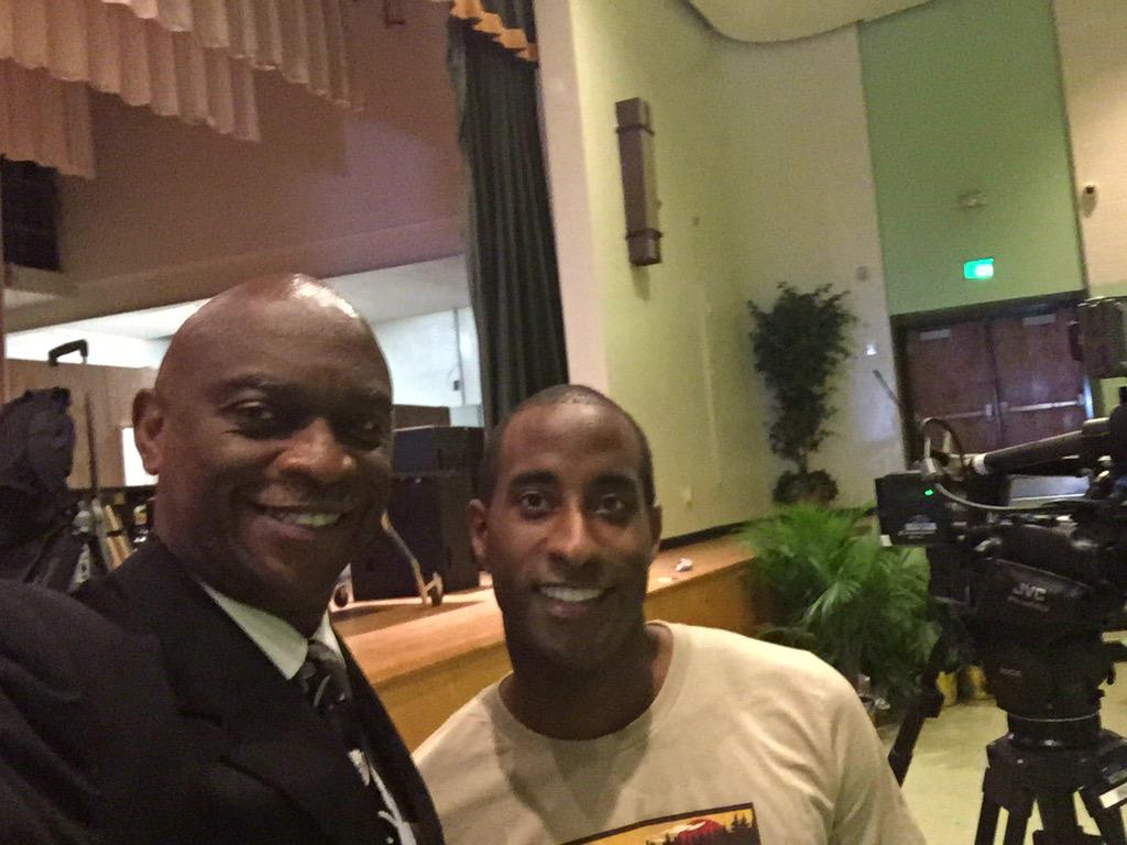 AmenTNT's tweet photo. Thanks @JoeyWFXL for coming out and covering 53rd session of the GMBC Congress. #Souls4Christ http://t.co/79Rf11gTU3