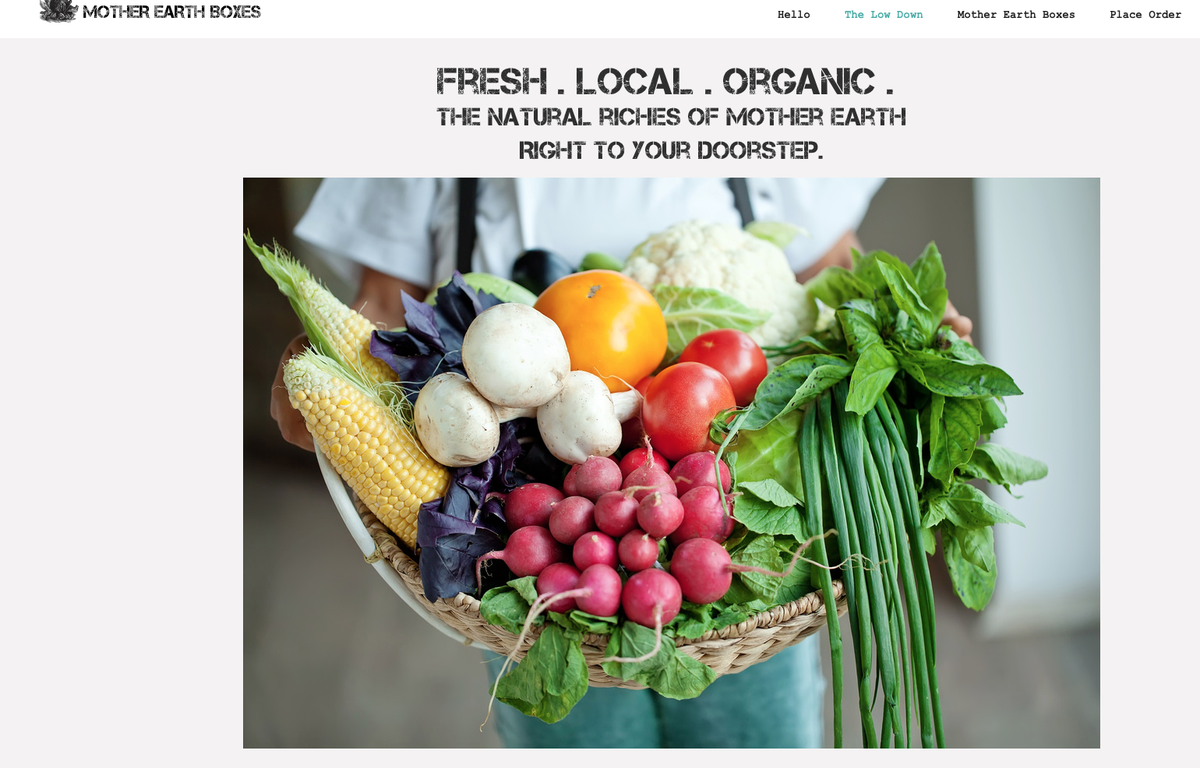 Weebly on Twitter "Mother Earth Boxes makes it easy to get your daily