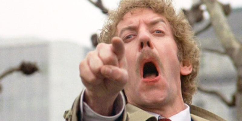 The great Donald Sutherland turns 80 today. Sing happy birthday to him pulling this face. 