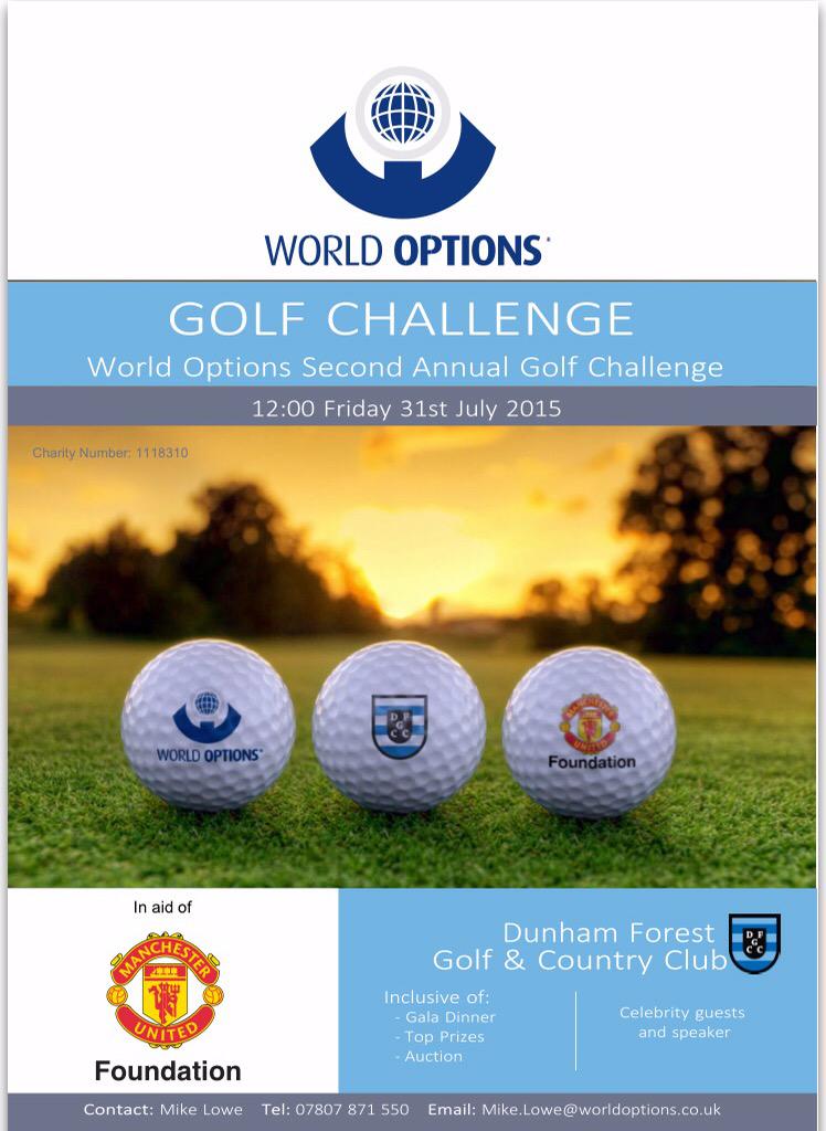 brown_jojo's tweet photo. If you're a @ManUtd fan and like golf why not head to the #WorldOptions Golf Day at Dunham in aid of @MU_Foundation http://t.co/lQt0DvgTtw