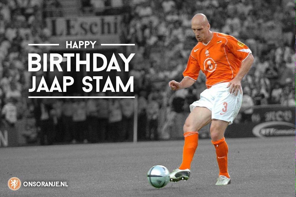 Happy Birthday to Jaap Stam, even if he played for Man United          