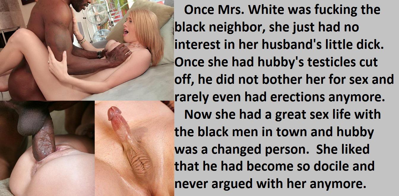 “#cuckold #hotwife #interracial #emasculation #gelding #eunuch #castration”...