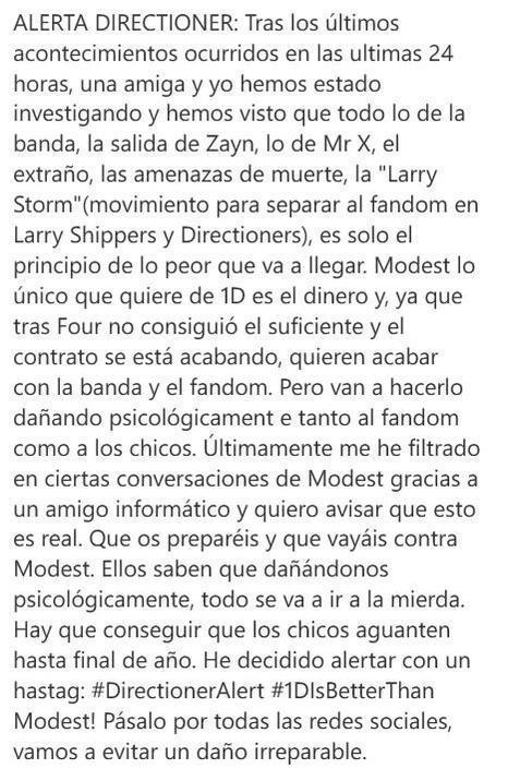 ZMLPLTNHHS1D4E's tweet photo. #DirectionerAlert #1DIsBetterThanModest !! Compartanlo, anuncien a todos
-ValeDawson http://t.co/qtl1rjF9dM