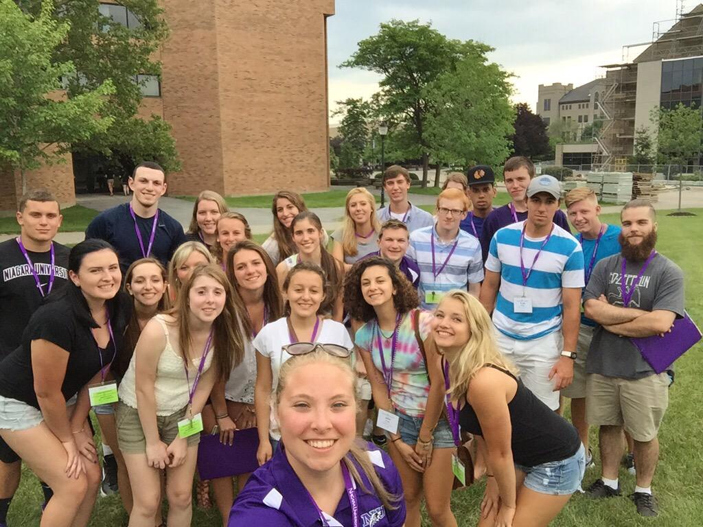 NUKyraOL's tweet photo. Thank you for an amazing Summer Orientation Class of 2019. Can't wait to see you in the fall for NSO! #Niagara19 http://t.co/2RapvoXhiD