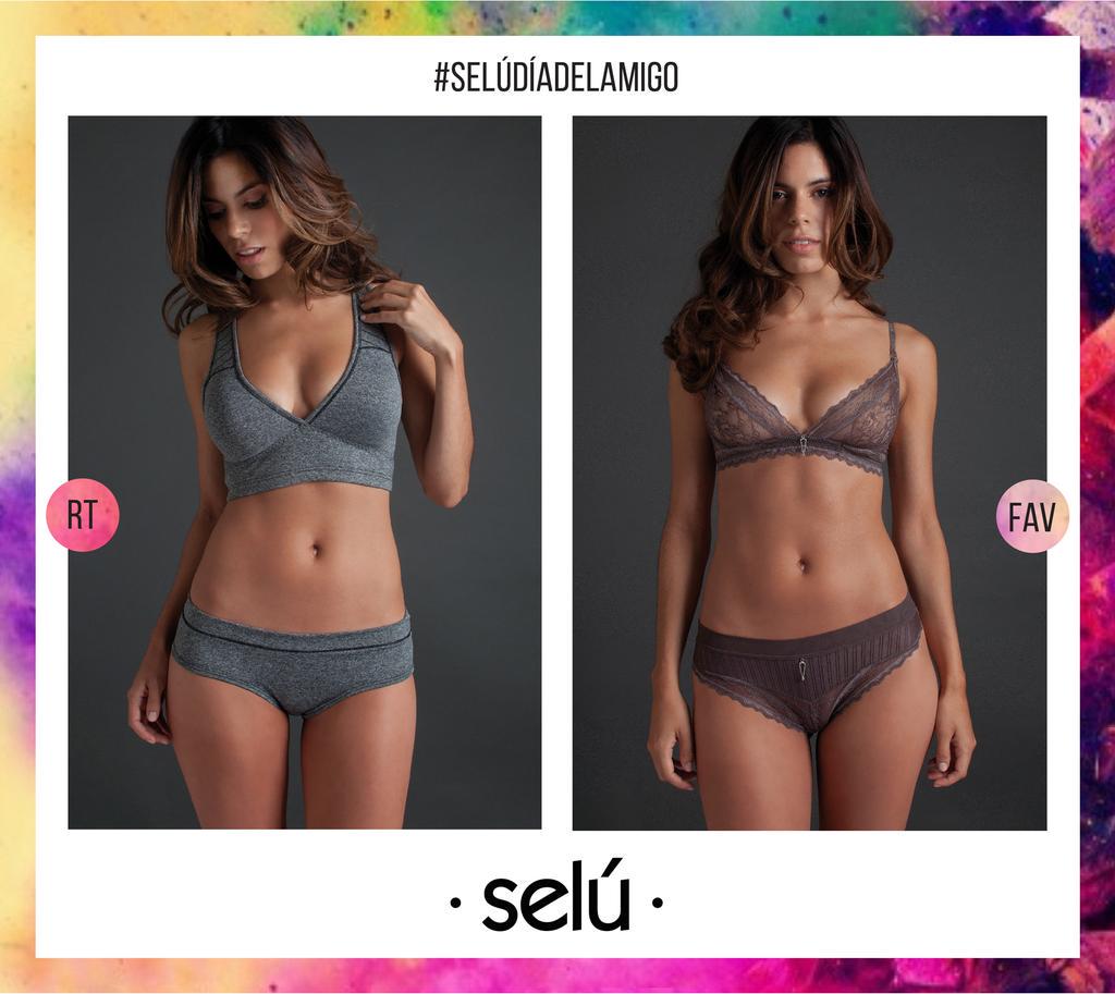 SeluOficial's tweet photo. #SelúDíadelAmigo Participá para ganarte 1 conjunto Selú p/vos y 1 p/tu amiga. Vos elegís ! RT Deportivo FAV Sexy http://t.co/1QRJVVOhn5