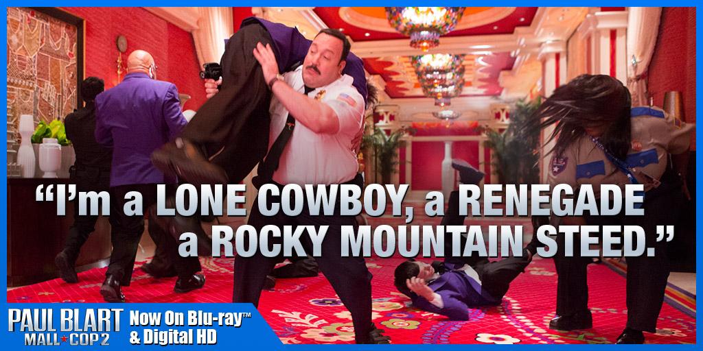 "… But truth be told I'm a simple man."
"Don’t kid yourself. You are a rocky mountain steed." #BlartRidesAgain