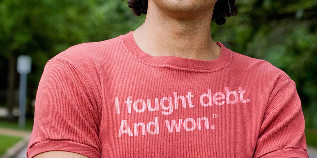 You paid your dues. Now get help paying off your
debt. Visit shredyourdebt.org or call 417-889-7474 #FaceReality