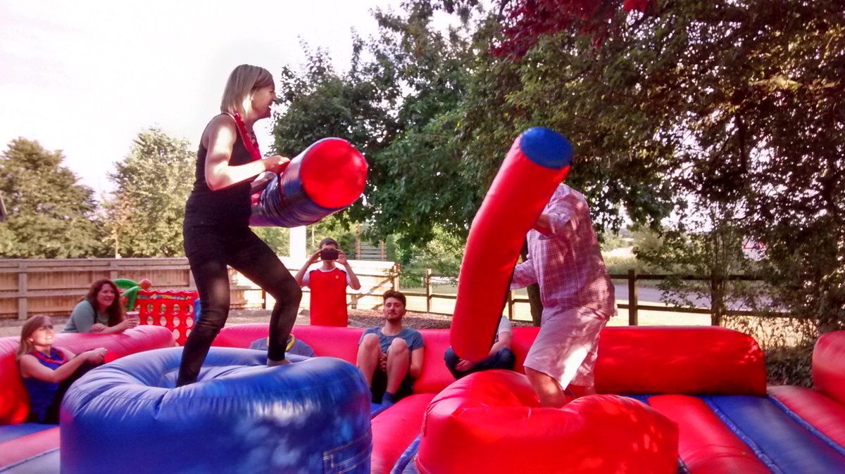 FocusAgencyUK's tweet image. Gladiators, are you ready?! Sorting out office politics in a different sort of arena? #summerparty #focusfun