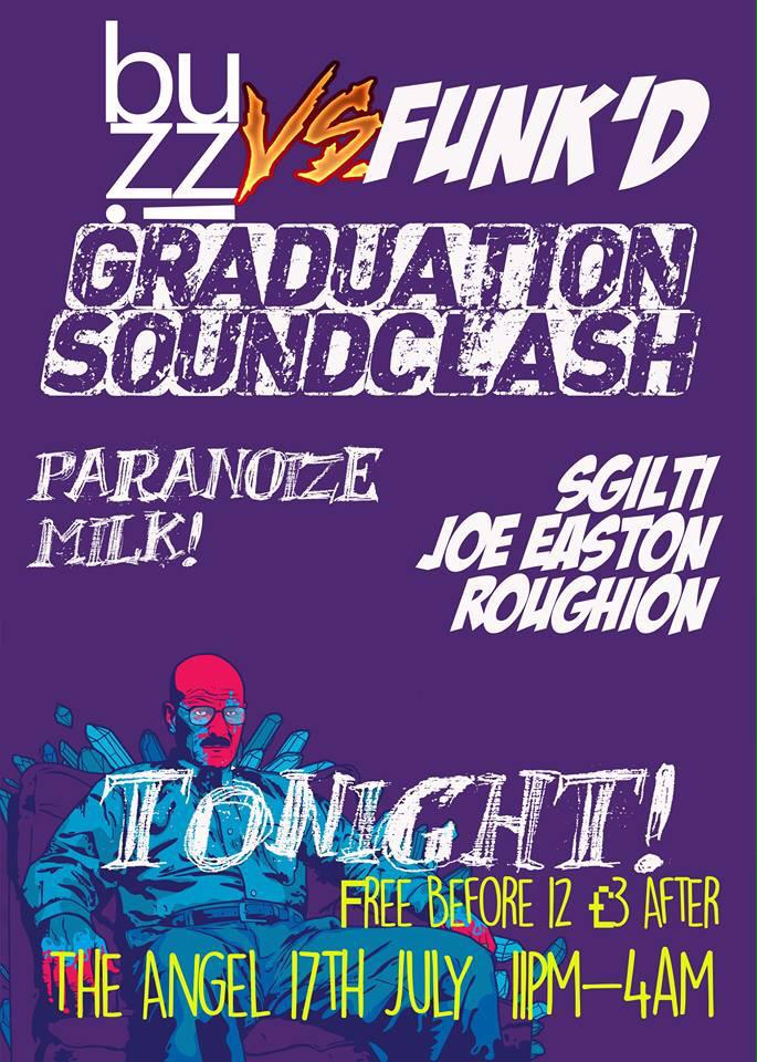 Roughion's tweet photo. Looking forward to tonight! Who's graduated today/this week and fancy a good ol fashioned BADMAN party! #funkdevents http://t.co/LQ8WvE8e9a