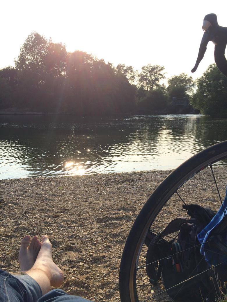 genericJon's tweet photo. Great weather for a swim, and I got the river all to myself. Best way to start the evening! http://t.co/BUWlLtAOXM