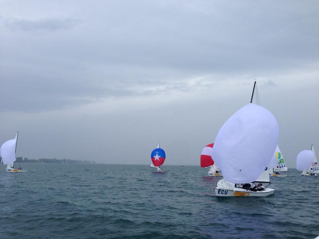 PanSail_Charlie's tweet photo. Lightning #TeamEcu wins race12. #TeamARG 2nd. #TO2015 http://t.co/hMwvuRGGv6
