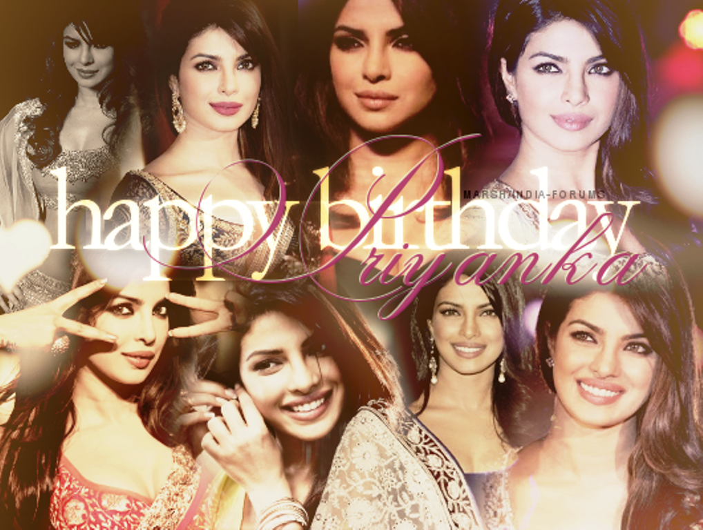 Happy Birthday Priyanka Chopra love you till the end of my life
 you are the best Proud to Share my bday with you :) 