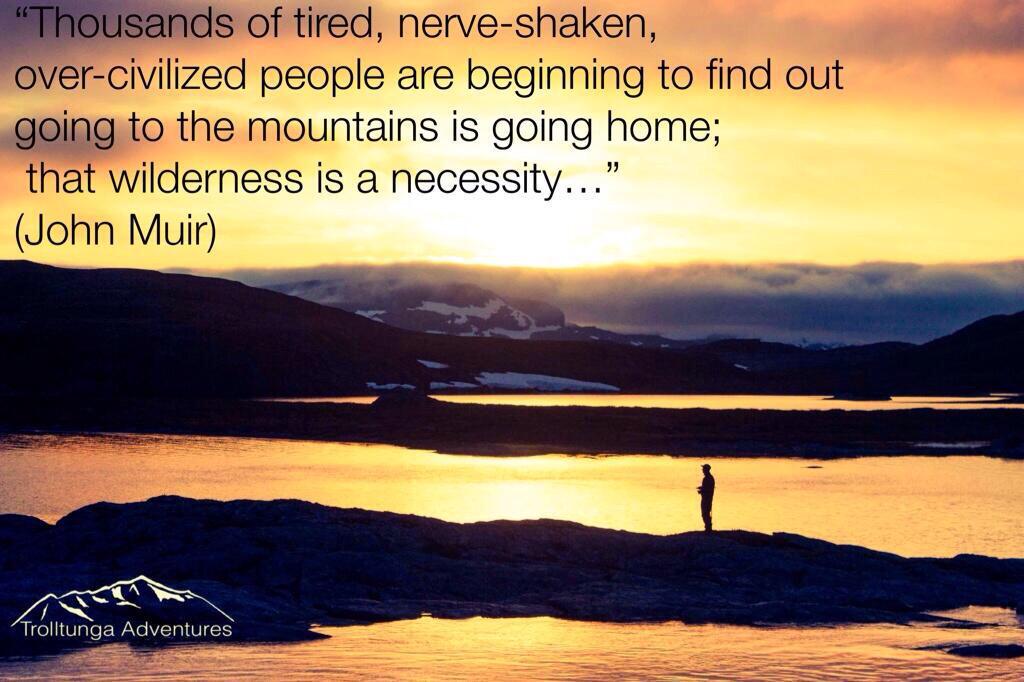 TrollAdventure's tweet photo. From our exclusive 4-day expedition trek with some wise words on the way ...  #expedition #hiking #hardangervidda http://t.co/l6Bm2b4Mc6