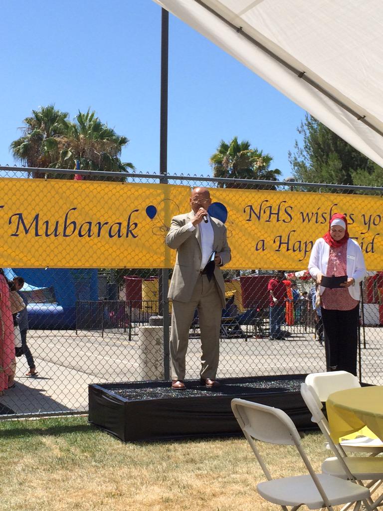 Celebrating with New Horizon School  #EidMubarak