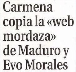 ¿De dónde habrá sacado Carmena <a href="/MadridVO/">madridvo</a>, la web de "su verdad"?
#ElPodemismoApesta