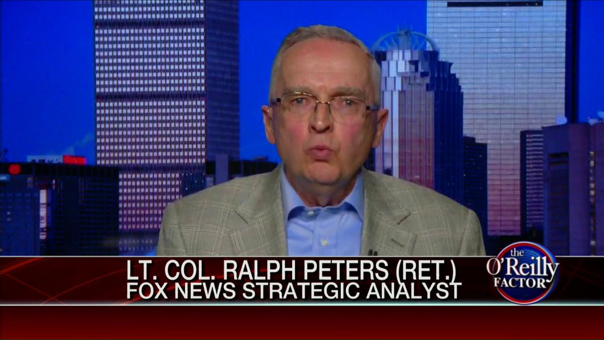 FoxNews's tweet photo. Ralph Peters: "Terrorists don't have rights. Get over it... We are in a war &amp; we're pretending we're in a debate." http://t.co/enJxP2kmoQ