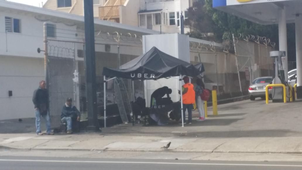 I love <a href="/uber/">Uber</a> but this is scary...#uberx recruiting station. #bestofthebest