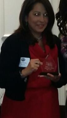 Congrats to <a href="/CRoblesRoman/">Carol Robles-Román</a> on her Woman of Courage Award at the NWPC Conf.  Much deserved
