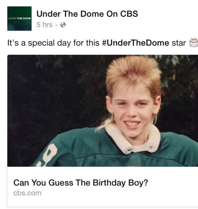  Oh snaaaaaap! Is that a mullet lol Happy Birthday! 