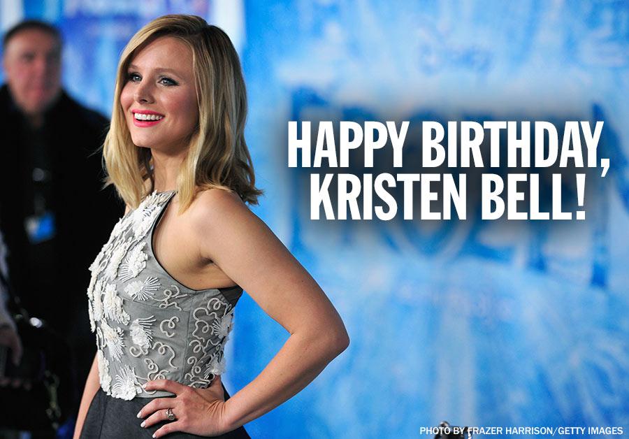 Happy birthday to Michigan native Kristen Bell! 