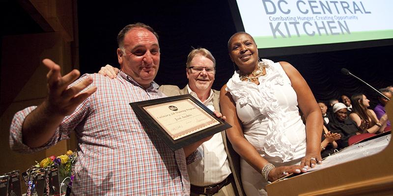 dcck's tweet image. #FBF to DCCK's 100th graduation last Friday, when we named @chefjoseandres an honorary graduate of #class100!