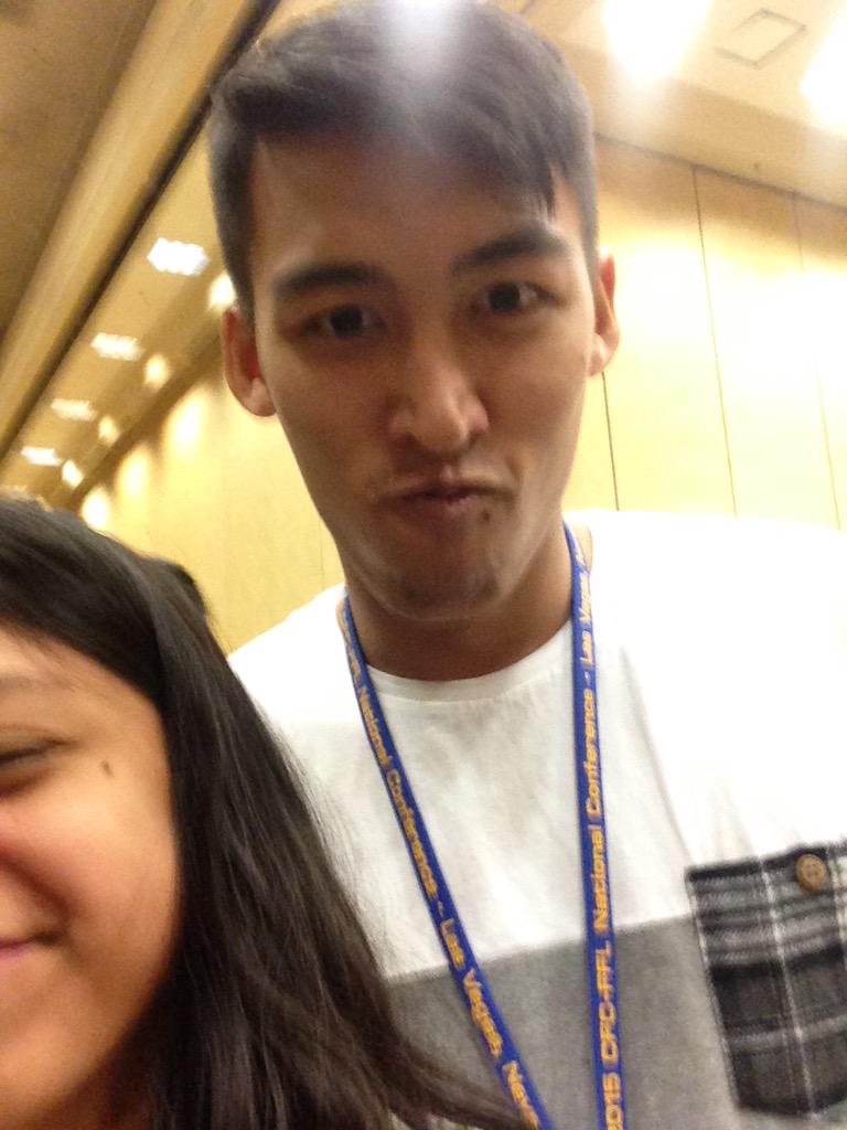 arianaamanalo's tweet photo. when u miss kuya joey but he probably still cant get ur name right :::/ #yflconference2015 http://t.co/voJwM3IVxM