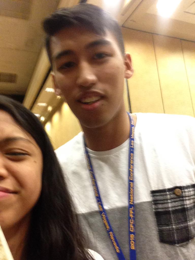 arianaamanalo's tweet photo. when u miss kuya joey but he probably still cant get ur name right :::/ #yflconference2015 http://t.co/voJwM3IVxM