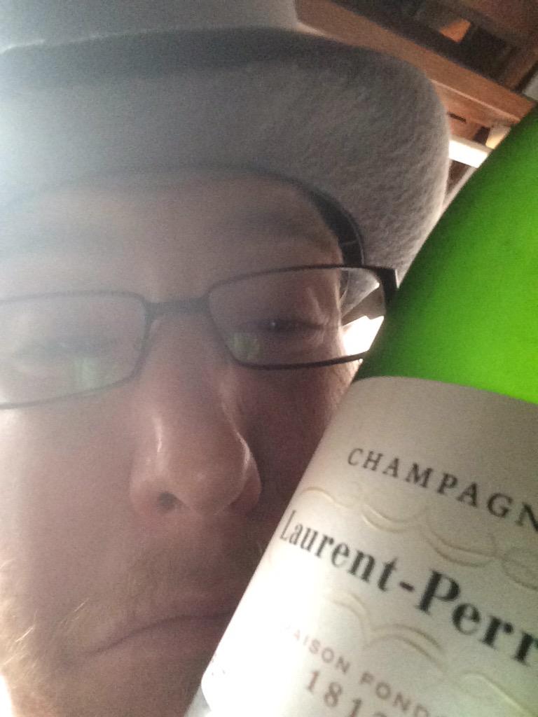 Paticuus's tweet photo. Yeeeessss. Classy drinkin' be.... Errr.... #laurentperrier #whatisthisallaboutreally? http://t.co/ktq581702n