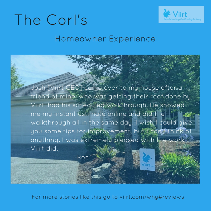 Viirting's tweet photo. Another #HomeownerExperience for the books. Thank you, Ron! #roofing #Viirt #RoofOn http://t.co/mObnuZ9M9e