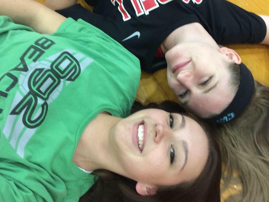 lauragh3's tweet photo. Happy birthday Madison!!! I miss you and I know you will miss me as you are standing at the end line before games! ❤️ http://t.co/EFP1gutDMQ