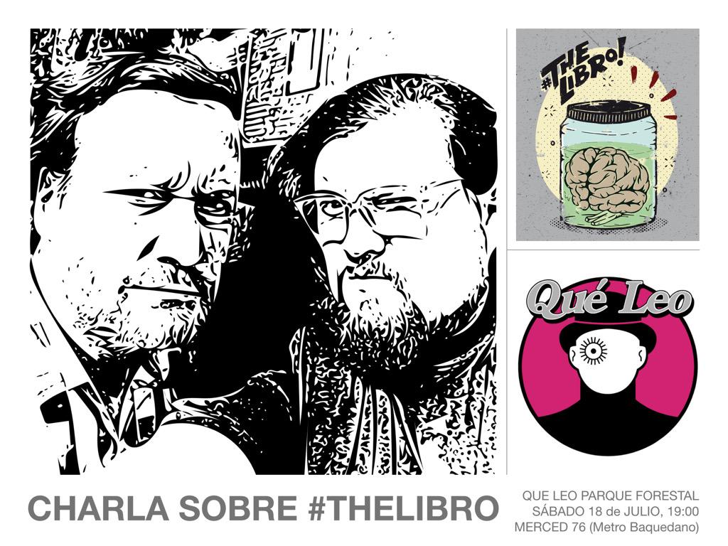 terceracultura's tweet photo. Mañana a las 19:00 en la Qué Leo del Forestal, estaremos conversando sobre #TheLibro. Habrán ejemplares, los últimos! http://t.co/ddX2DLeXmS