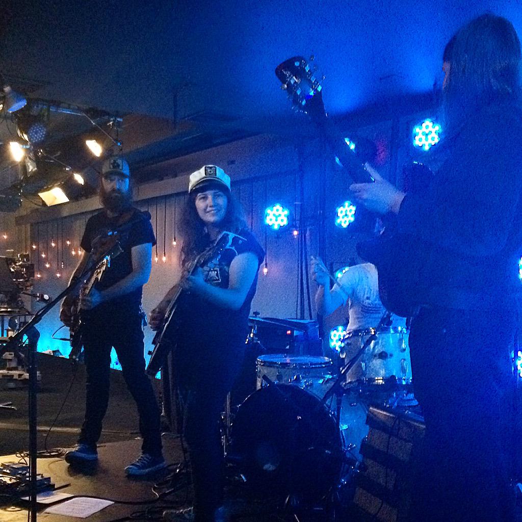 Laura Sauvage (<a href="/VivianneRoy/">Vivianne Roy</a>, Dany Placard, Mathieu Vezio et <a href="/EmmanuelEthier/">Emmanuel Ethier</a>) en répétition. #125MarieAnne