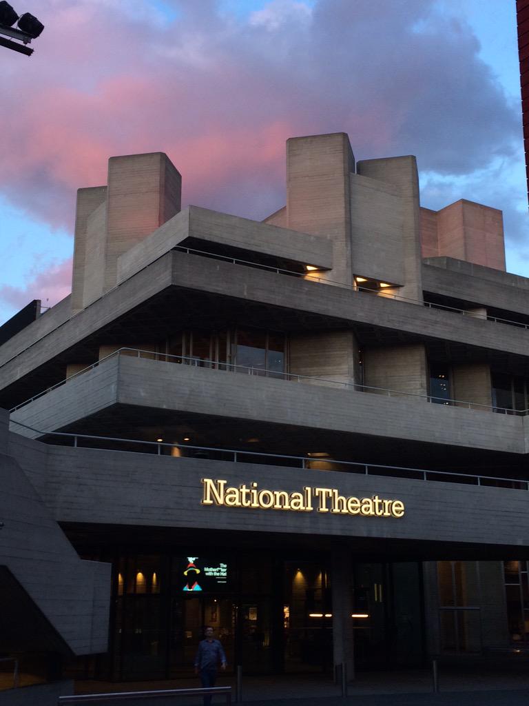 drbpike's tweet photo. Really enjoyed the Denys Lasdun exhibition at the @NationalTheatre #concretereality http://t.co/i9IIFF3gaO