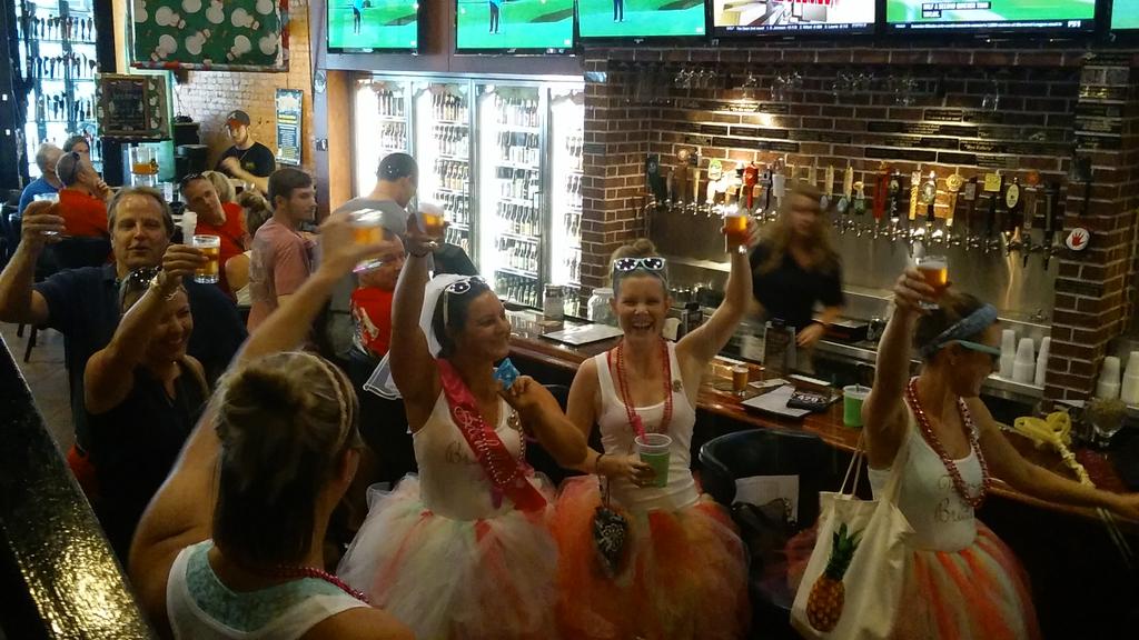 Its hot in Savannah and these bachelorettes are still pedaling for beer.  What's your excuse? <a href="/savannahpedals/">Savannah Pedals</a>