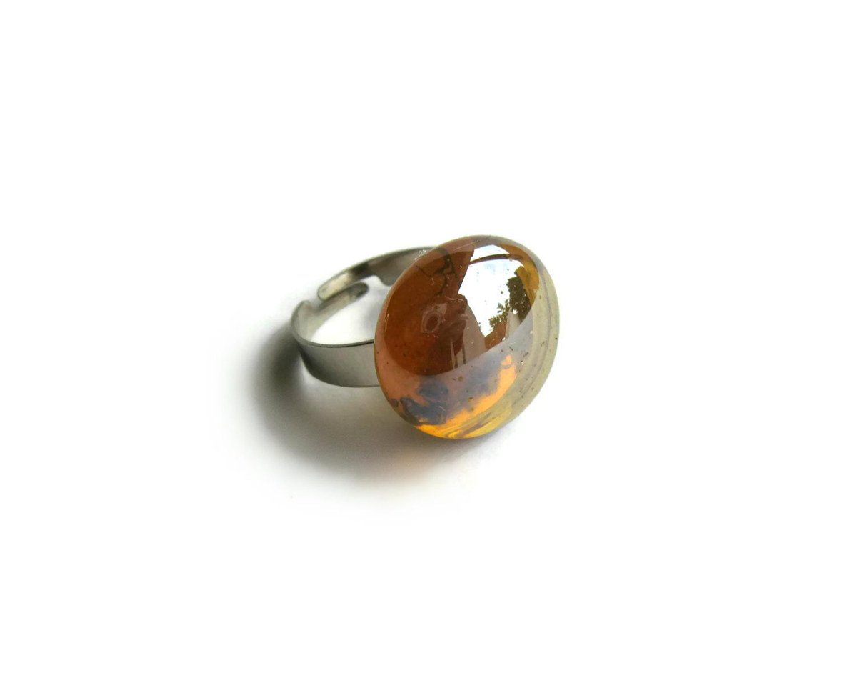 marianaypaula's tweet image. Amber Cocktail Ring etsy.me/1SoTjQz #stained glass #BoldRing