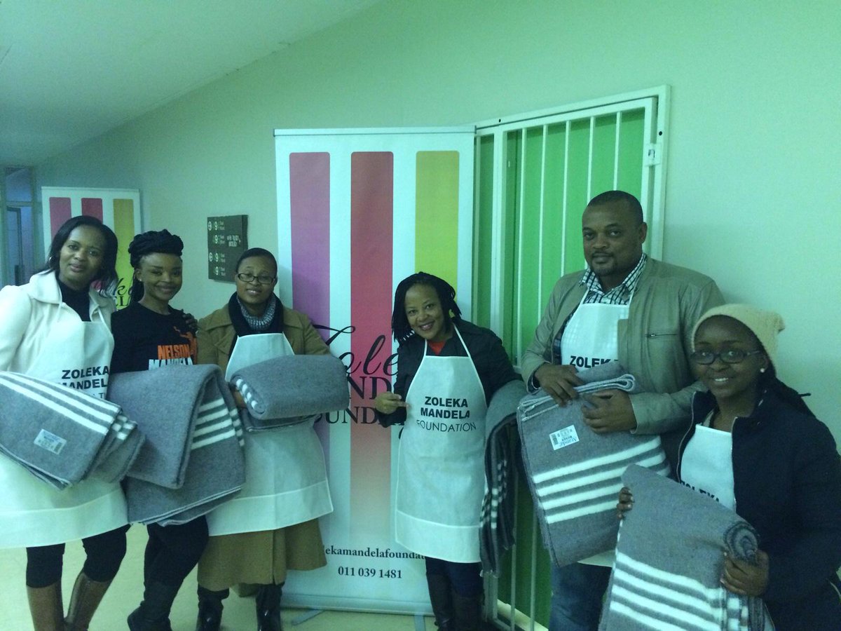 The ZMF hosted it's #MandelaDay initiative where we donated hand towels &amp; blankets to the Charlotte Maxeke Hospital.