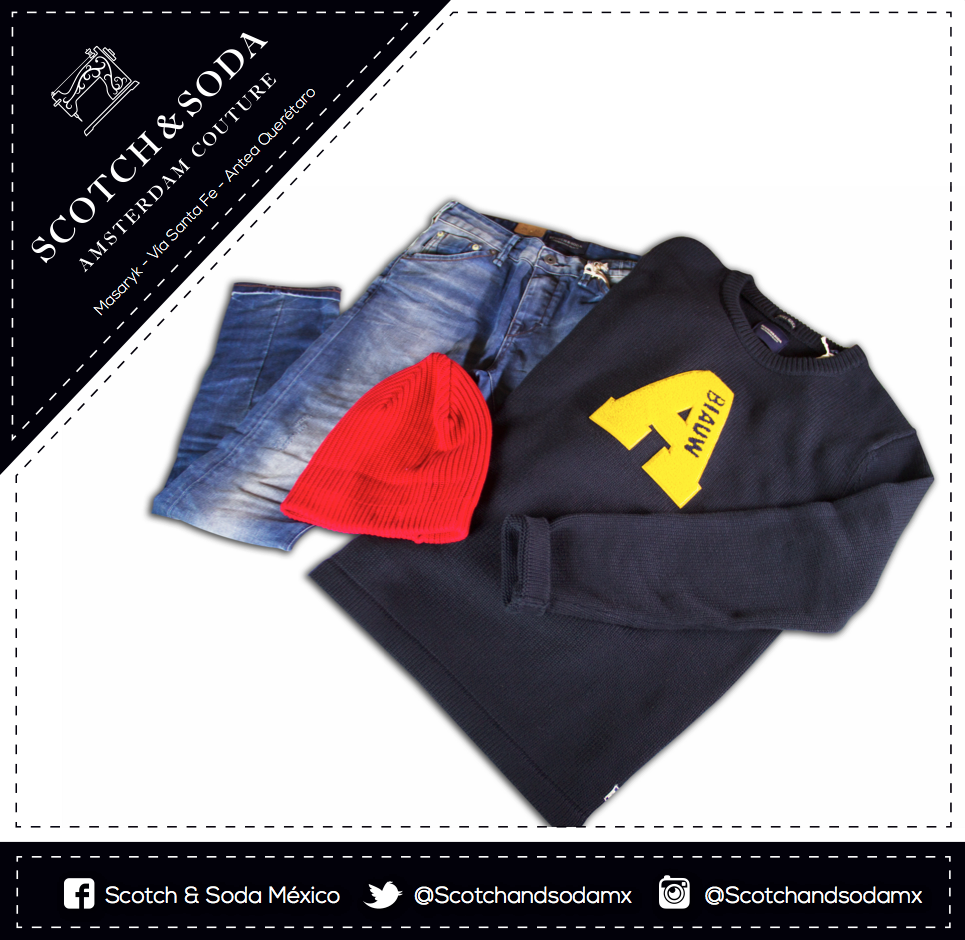 ¿Un verano frío? nosotros tenemos la solución sin que pierdas el estilo. 
#ScotchAndSoda #Summer #Winter #Style