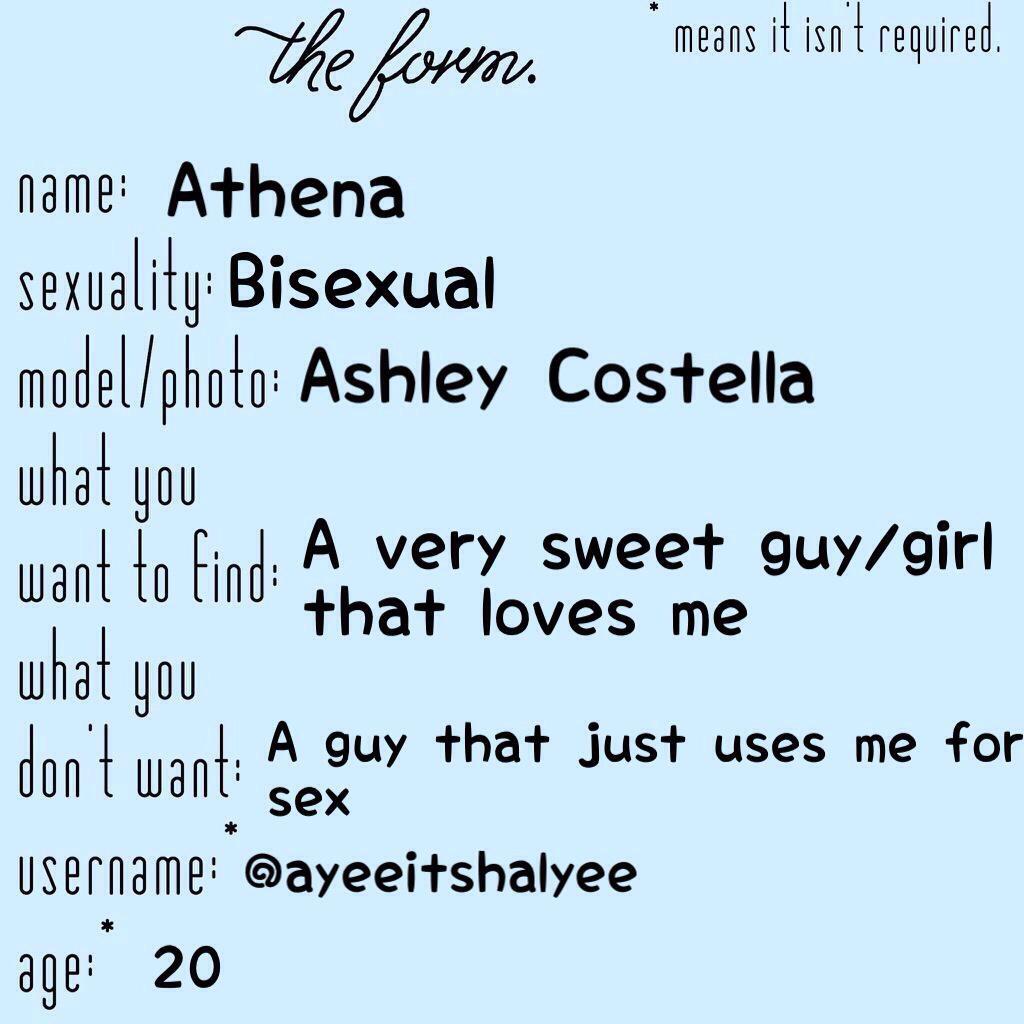 Meet Athena. She would also like a guy/girl who will cherish her for as long as he/she wishes. Fave/Rt if interested.