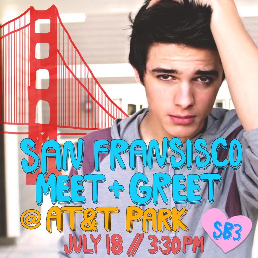 I’m in San Fran this Saturday from 3:30 to 5:30❤️ I’ll be with the @SummerBreak cast at #ATTPark @att #sponsored