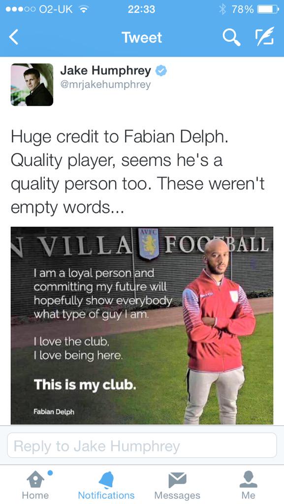 Jake Humphrey tweet media