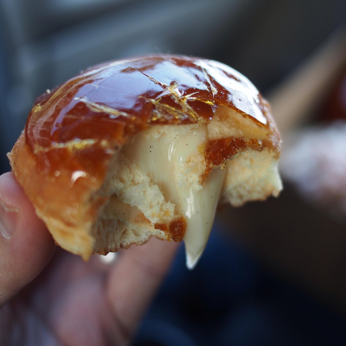We waited 1.5 hours for Creme Brulee Donuts @ Donut Bar! What's the longest line you've ever waited in for food?